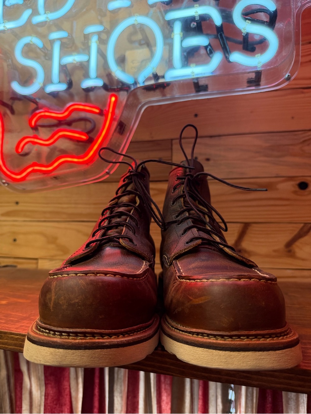 Redwing Moc Toe #1907 11.5 EE Nice and Leather Conditioned Made In USA 🇺🇸